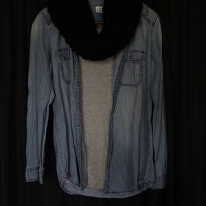 Denim Button Shirt